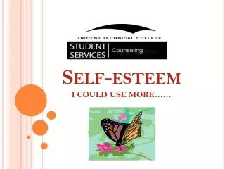 Self-esteem I COULD USE MORE……