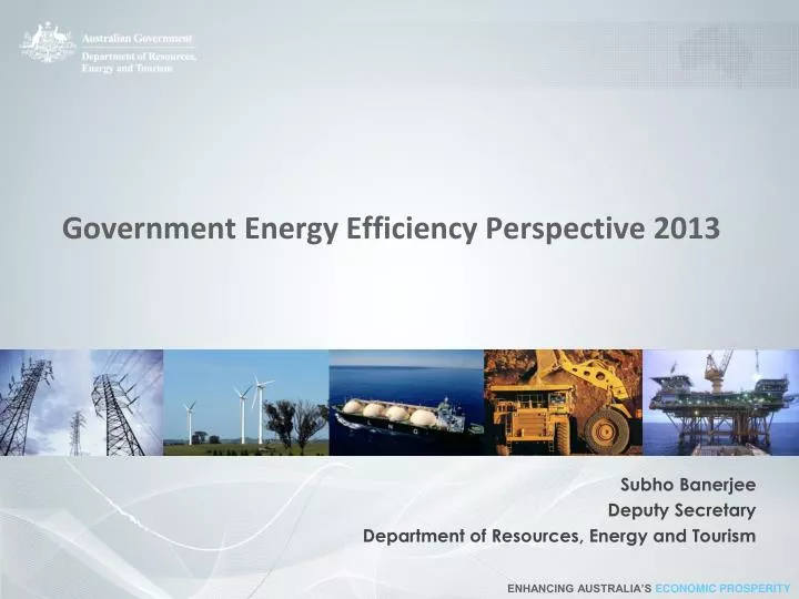 government energy efficiency perspective 2013