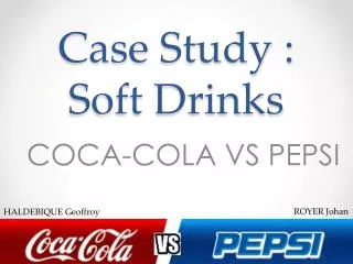 Case Study : Soft Drinks