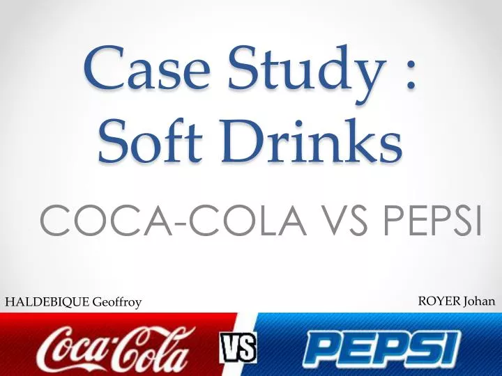 case study soft drinks