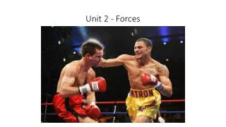 Unit 2 - Forces