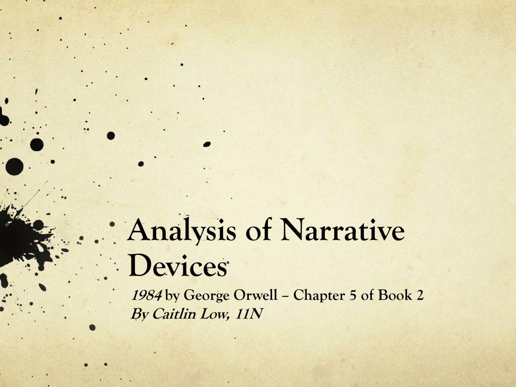 PPT - Analysis of Narrative Devices PowerPoint Presentation, free ...