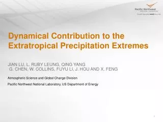 Dynamical Contribution to the Extratropical Precipitation Extremes