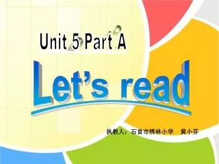 Unit 5 Part A