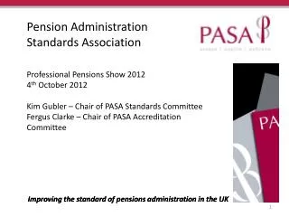 Pension Administration Standards Association