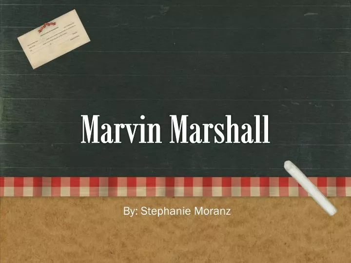 marvin marshall