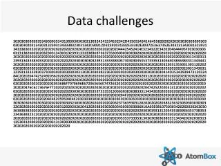 Data challenges