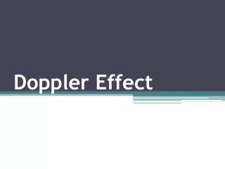 doppler effect