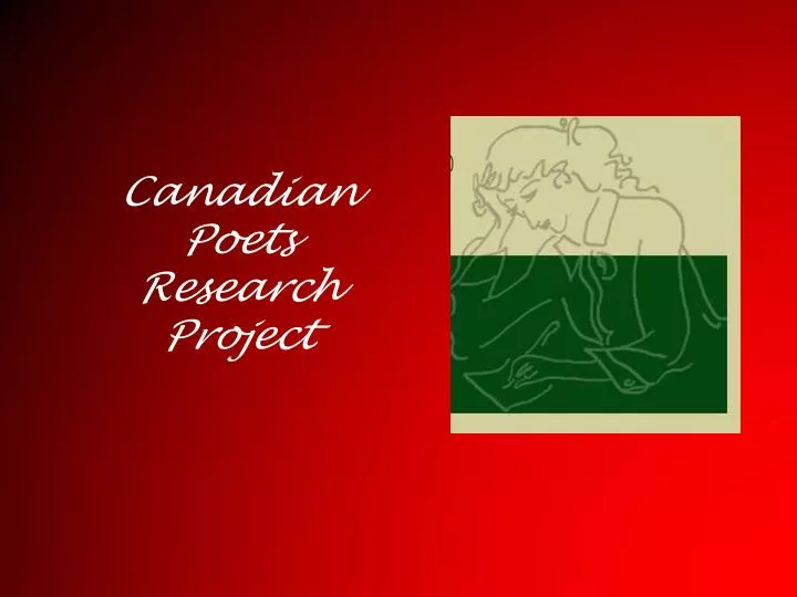 canadian poets research project