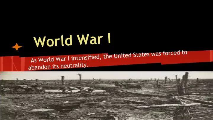 world war i