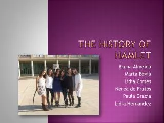 The History OF HAMLET