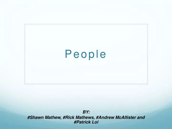 people