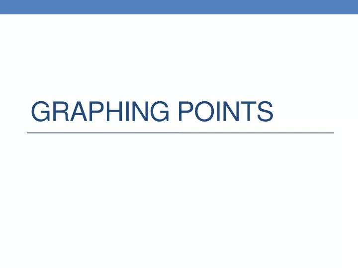 graphing points