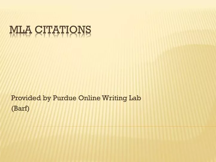 provided by purdue online writing lab barf