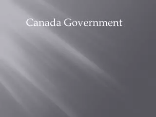 Canada Government