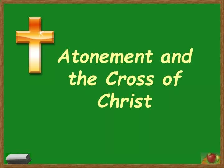 atonement and the cross of christ