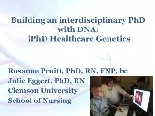 Building an interdisciplinary PhD with DNA: iPhD Healthcare Genetics
