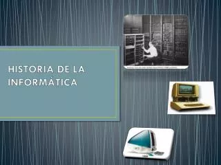 historia de la inform tica