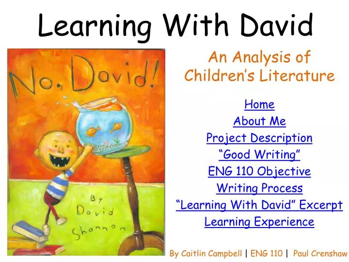 learning with david