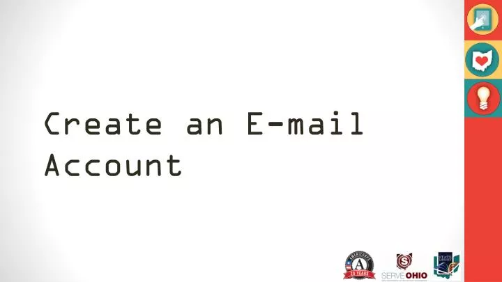 create an e mail account