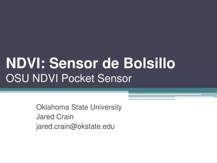 ndvi sensor de bolsillo osu ndvi pocket sensor