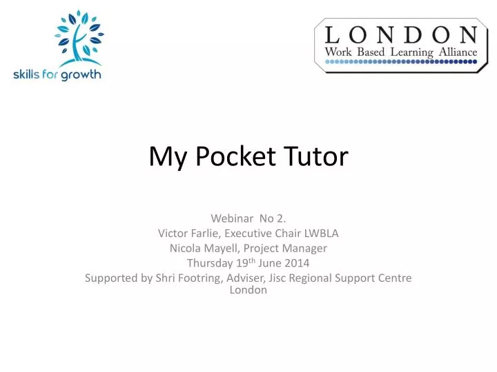 my pocket tutor