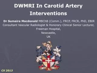DWMRI In Carotid Artery Interventions