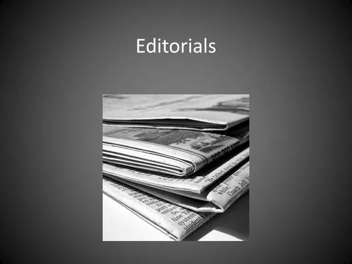 editorials