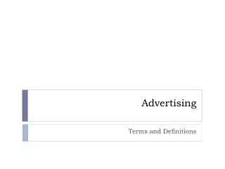advertising