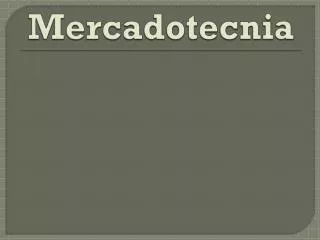 mercadotecnia