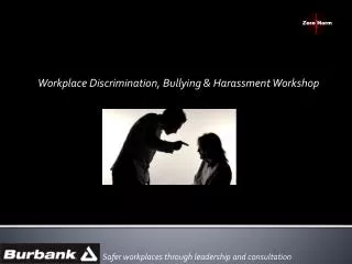 Workplace Discrimination, Bullying &amp; Harassment Workshop