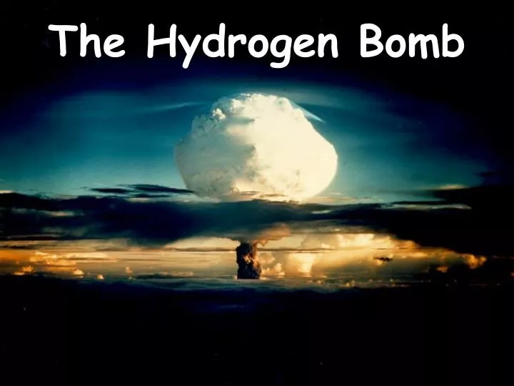 the hydrogen bomb