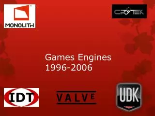 Games Engines 1996-2006