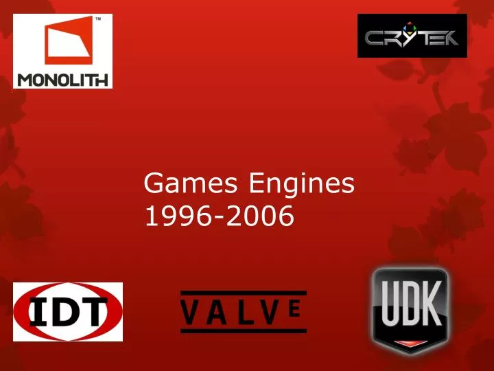 games engines 1996 2006