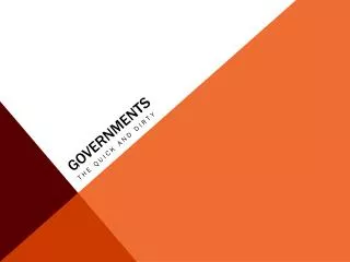 Governments