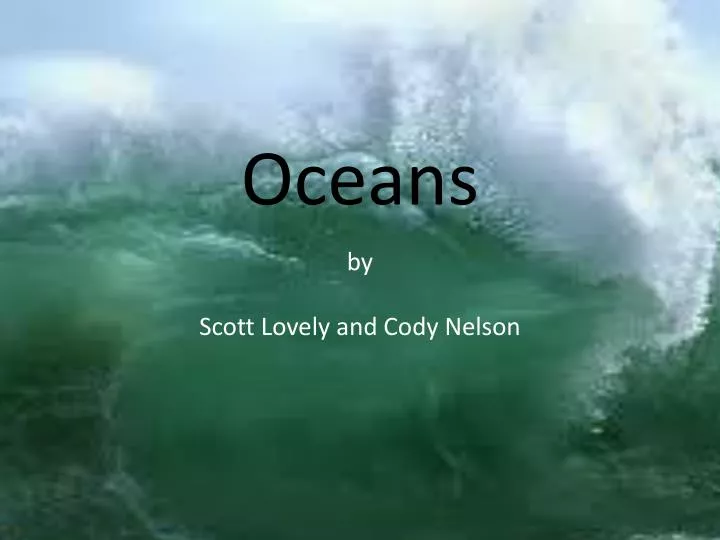 oceans