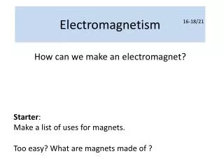 electromagnetism