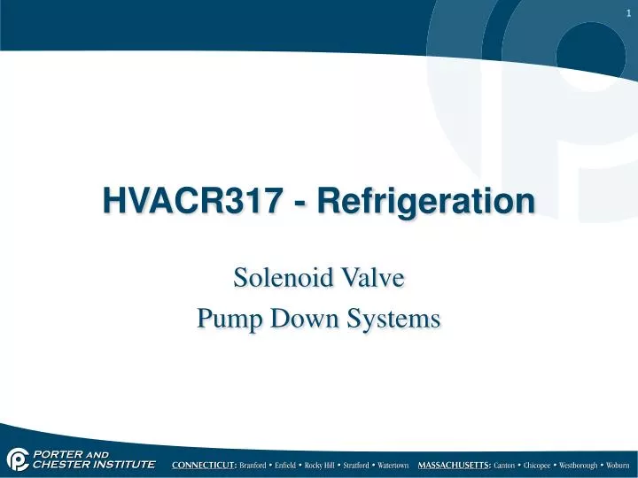 hvacr317 refrigeration