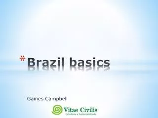 brazil basics