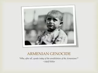 armenian genocide