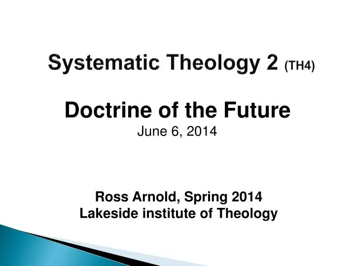 systematic theology 2 th4