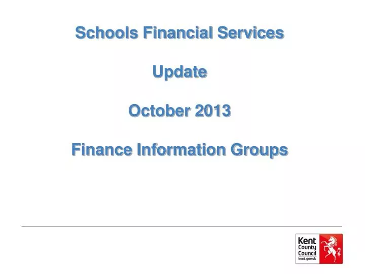 schools financial services update october 2013 finance information groups