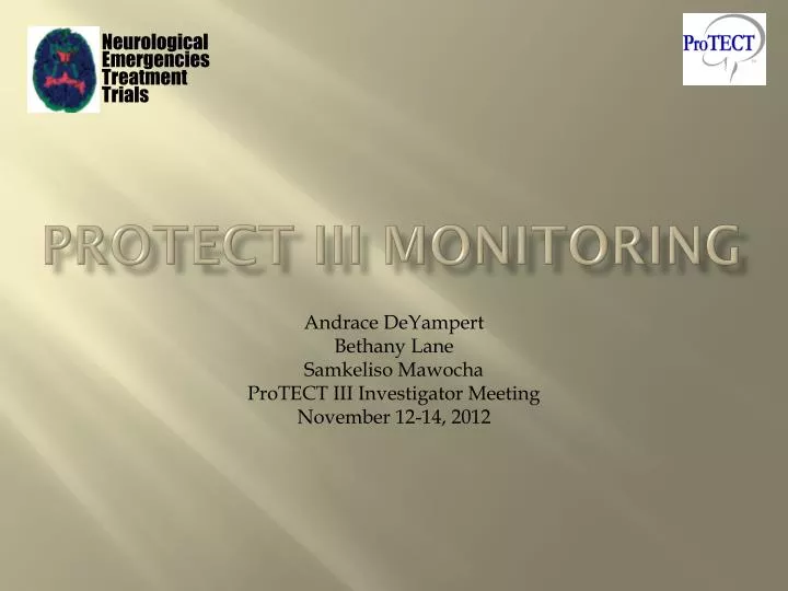 protect iii monitoring