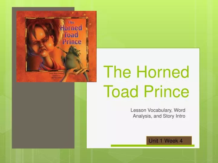 the horned toad prince