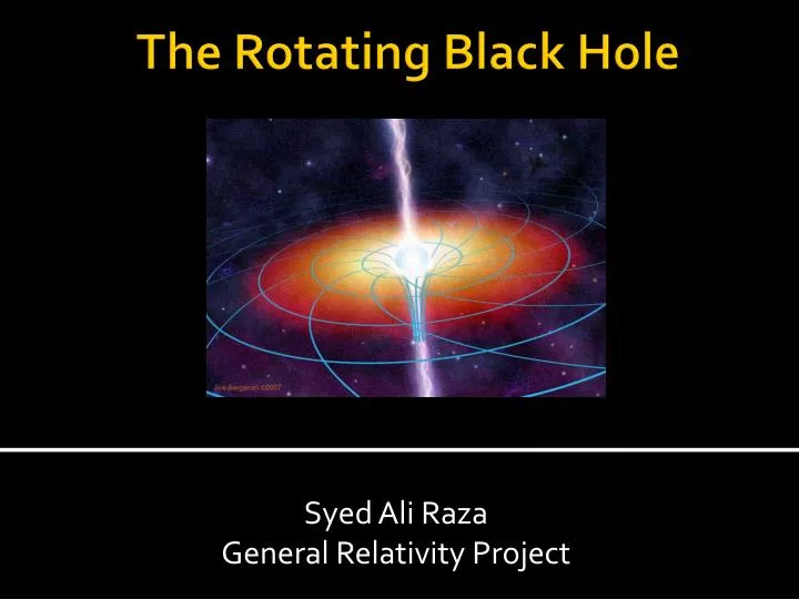 syed ali raza general relativity project