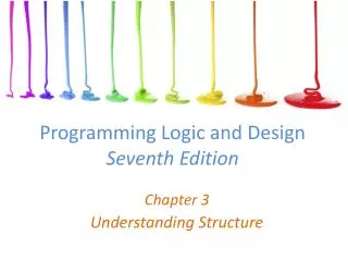 Programming Logic and Design Seventh Edition