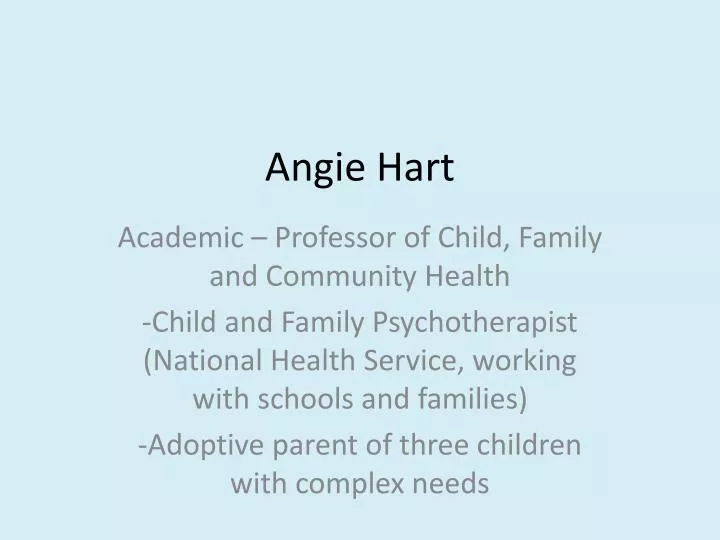 angie hart