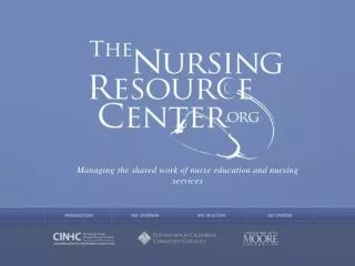Managing the shared work of nurse education and nursing services