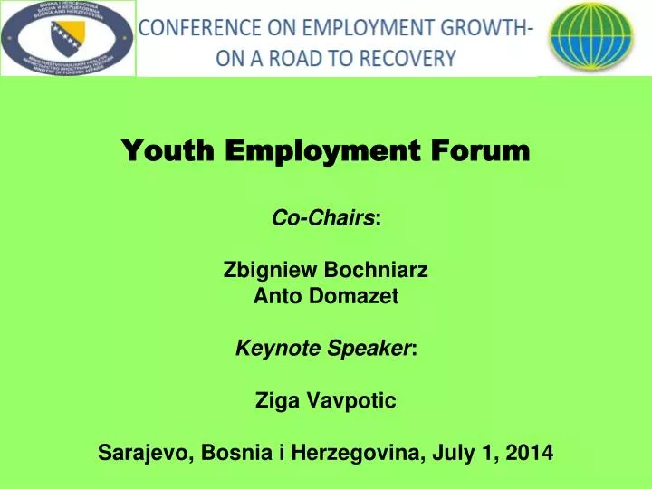 youth employment forum