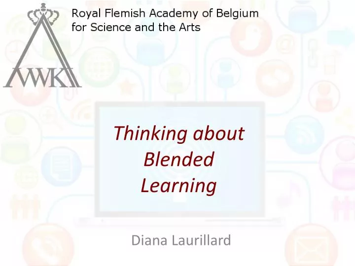 thinking about blended learning